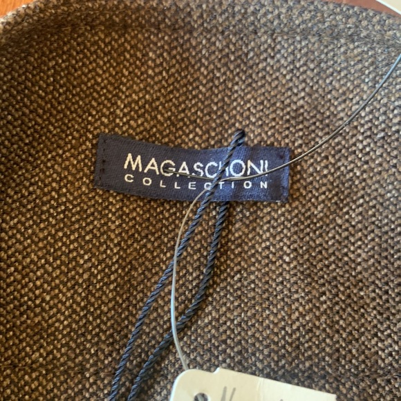 Magaschoni Brown Button A Line Skirt NWT - Picture 6 of 9